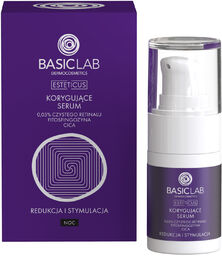 BasicLab Esteticus, serum korygujące na noc z 0,05%