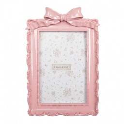 Różowa Ramka Na Zdjęcie z Kokardką Clayre &