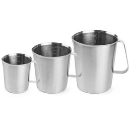 Miarka stalowa z podziałką 0,5 l