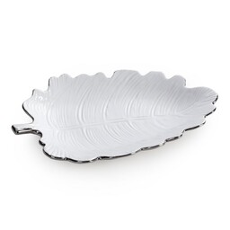 Eurofirany Patera ceramiczna 26x18x4 Alma biała 02