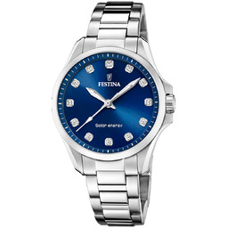 Zegarek Damski Festina F20654-4 CYRKONIE srebrny