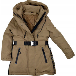 Zima Dziewczęca Kurtka Parka College 122/128cm wzrostu