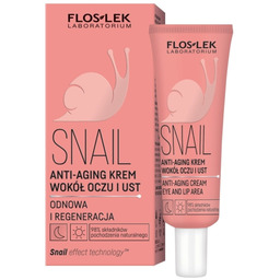 FLOSLEK Snail Krem anti-aging wokół oczu i ust
