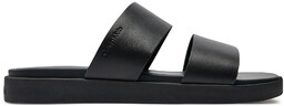 Klapki Calvin Klein Double Strap HM0HM01414 Czarny