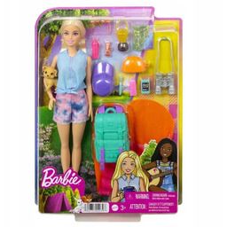 Barbie Malibu Na Kempingu Lalka+akcesoria, Mattel