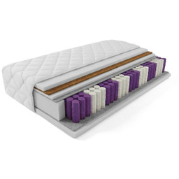 Materac kieszeniowy + kokos - model SZEDAR 90x200x18