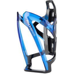 Uchwyt rowerowy na bidon butelkę czarno niebieski