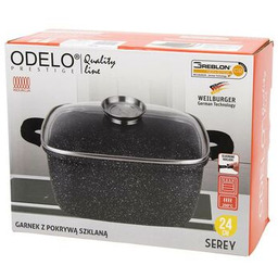 Garnek kwadratowy 24 cm GREBLON SEREY
