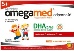 Omegamed Odporność 5+, DHA z alg, syrop