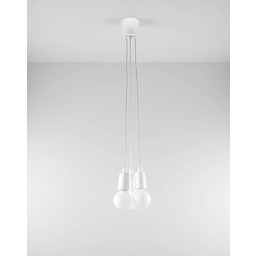 Sollux Lighting Lampa wisząca DIEGO 3 SL.0570 biała