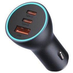 BASEUS Ładowarka samochodowa Golden Contactor Pro 65W Szary