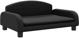 Edinos Czarna minimalistyczna sofa dla dzieci G3-B15