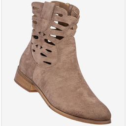 Botki Damskie Buty Na Jesień Zimę Płaski Obcas