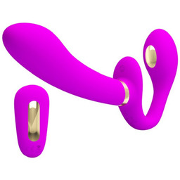 Strap-on bez uprzęży + elektrostymulacja