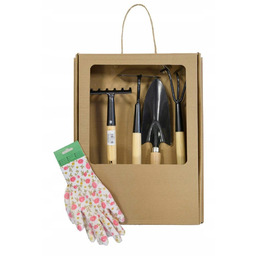 Zestaw narzędzi Łopatka Grabie Motyka Spulchniacz