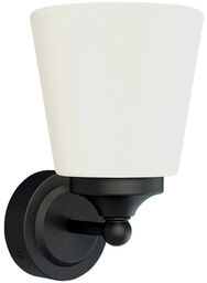 Nowoczesny kinkiet łazienkowy BALI wys. 25cm czarny 8053