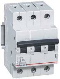 WYŁĄCZNIK NADPRĄDOWY RX 3P B 16A 6000A Legrand