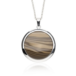 Pakamera Naszyjnik-zawieszka z Krzemieniem pasiastym - Polski diament