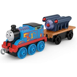 Tomek i przyjaciele pchający lokomotywa postać Thomas