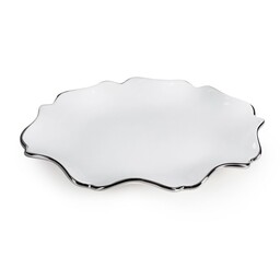 Eurofirany Patera ceramiczna 25x18x3 Auren biała 02