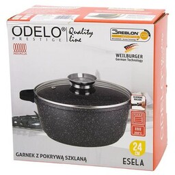 Garnek okrągły 24 cm GREBLON ESELA