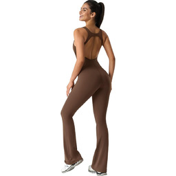 Damski Kombinezon Wyszczuplający Modelujący Sylwetkę Body Shaper Brązowy