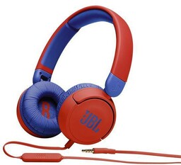 JBL Słuchawki JR310RED (czerwone, przewodowe, nauszne, dla dzieci)