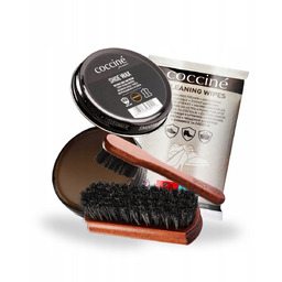 Brązowa Pasta Do Butów Shoe Wax Ze Szczotkami