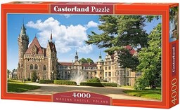 Castorland C-400027-2 Zamek, Polska, puzzle 4000 elementów, czerwone