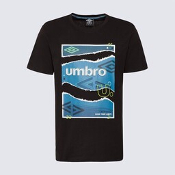 UMBRO T SHIRT UMBRO GRAPHICS B LOGO BLACK