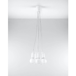Sollux Lighting Lampa wisząca DIEGO 5 SL.0571 biała