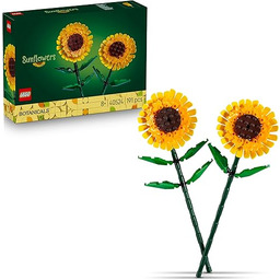 LEGO Botanicals Słoneczniki, zabawka konstrukcyjna, pomysł na prezent