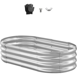 Podwyższona grządka VEVOR GM61003-120X60X27CM, owalna, 120 60 29