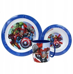 ZESTAW OBIADOWY do mikrofalówki: Avengers (22235)