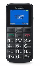 Telefon dla seniora Panasonic KX-TU110 czarny
