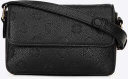 Damska listonoszka z ekoskóry z tłoczoną sygnaturą mała