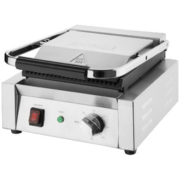 Buffalo Grill kontaktowy 230x225 mm ryflowany, 1.5kW, 230V,