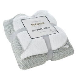 Eurofirany Koc narzuta 150x200 Panda srebrny