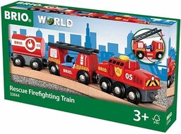 Brio 63384400 Pociąg Straż Pożarna (63384400) Bezpieczna Zabawka