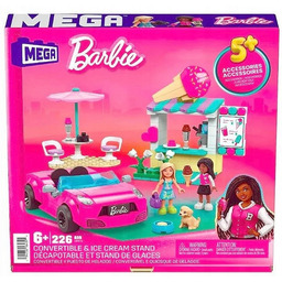 Bloks Barbie Kabriolet i stoisko z lodami HPN78