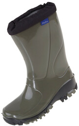Kalosze dziecięce ze ściagaczem RenBut Muflon (29-36) khaki,