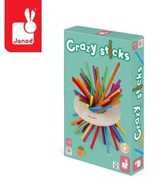 Gra zręcznościowa Zwariowane patyczki J02695-Janod, gry dla dzieci