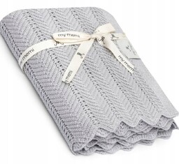 Kocyk Bambusowy Light Grey My Memi Feather