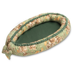 Sensillo KOKON VELVET SKWER ZIELONY 80x45 + PODUSZKA