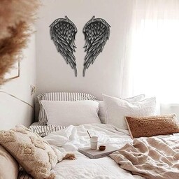 Stylowe, czarne dekoracyjne akcesoria ścienne, 23 x 50