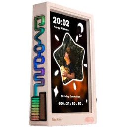 Divoom Times Frame Różowy Cyfrowa ramka
