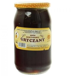 Miód gryczany nektarowy 1200g Rodzinna Pasieka Sudnik