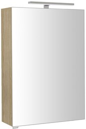 Sapho RIWA szafka z lustrem oświetlenie LED 50x70x17cm