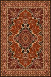 Dywan wełniany klasyczny Agnella Isfahan Almas czarny