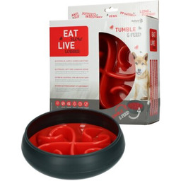 EAT SLOW LIVE LONGER Miska dla psa
